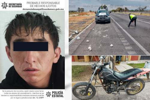 David "N" fue detenido en Polotitlán por colocar piedras sobre la México-Querétario para robar a automovilistas